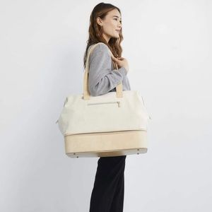 Large BEIS Weekender Bag in Beige
